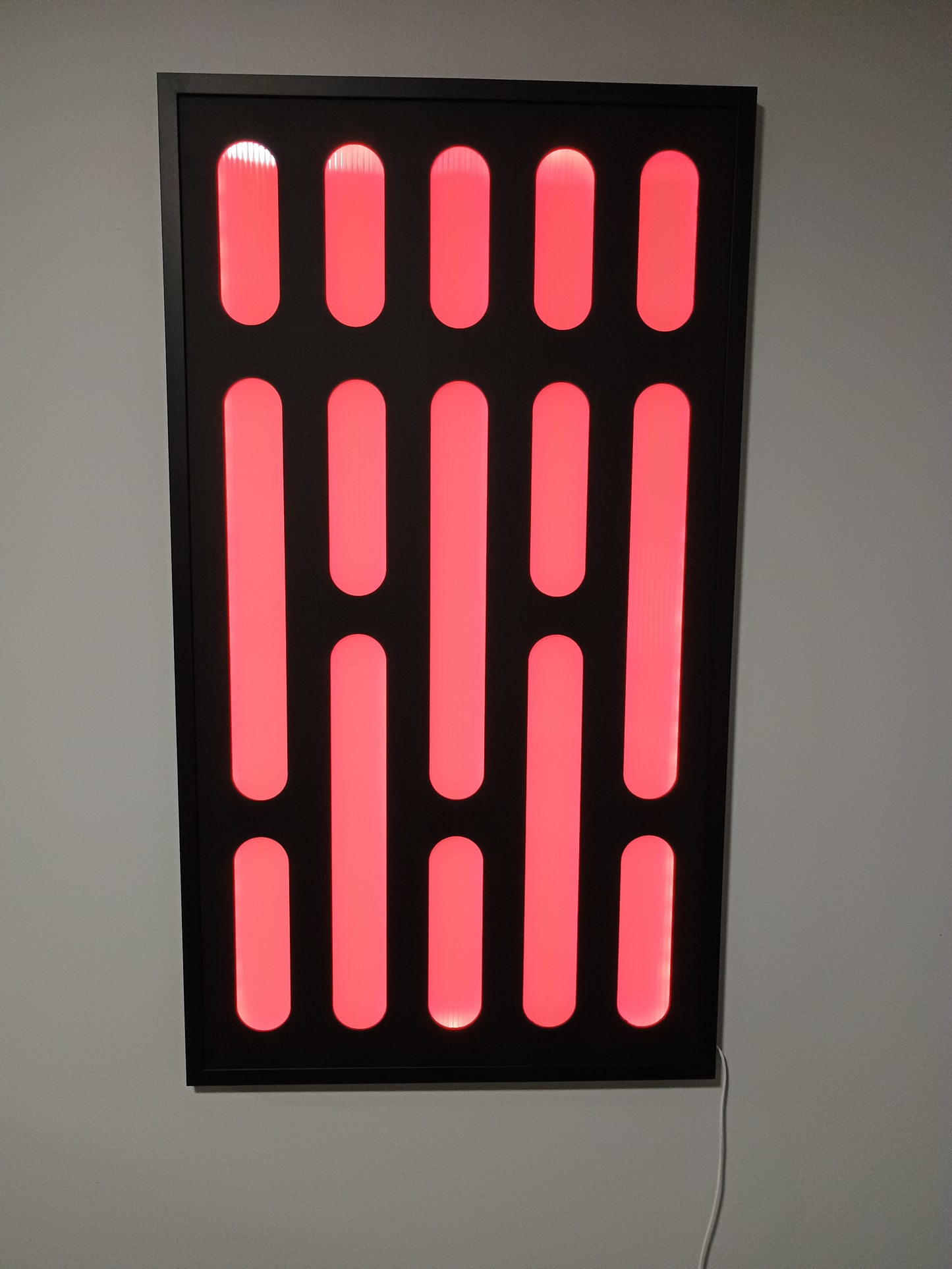 Lighted Death Star Panel, Galactic Fab, Version II