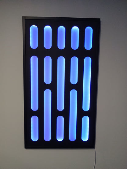 Lighted Death Star Panel, Galactic Fab, Version II