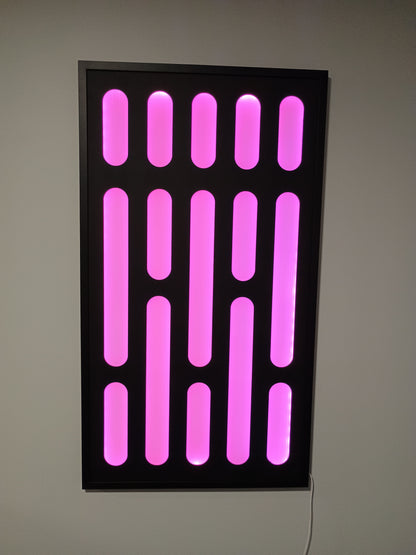 Lighted Death Star Panel, Galactic Fab, Version II