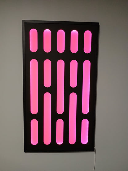 Lighted Death Star Panel, Galactic Fab, Version II