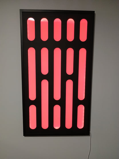 Lighted Death Star Panel, Galactic Fab, Version II