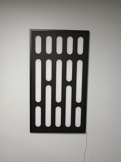 Lighted Death Star Panel, Galactic Fab, Version II